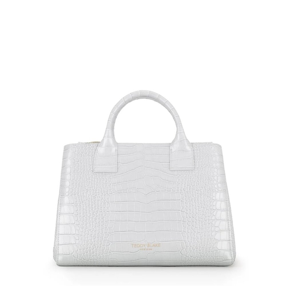 New With Tags Teddy Blake Bella Croco 12" - Light Grey